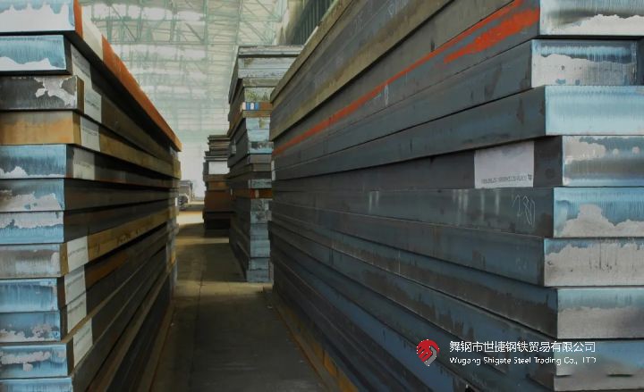 304mm厚高難要求容器用鋼SA516Gr70在河鋼舞鋼下線，鋼板厚度超常規最大厚度標準100mm